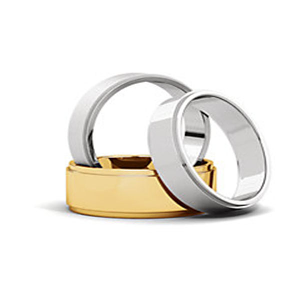 Flat Edge Wedding Bands Flat Edge Wedding Bands