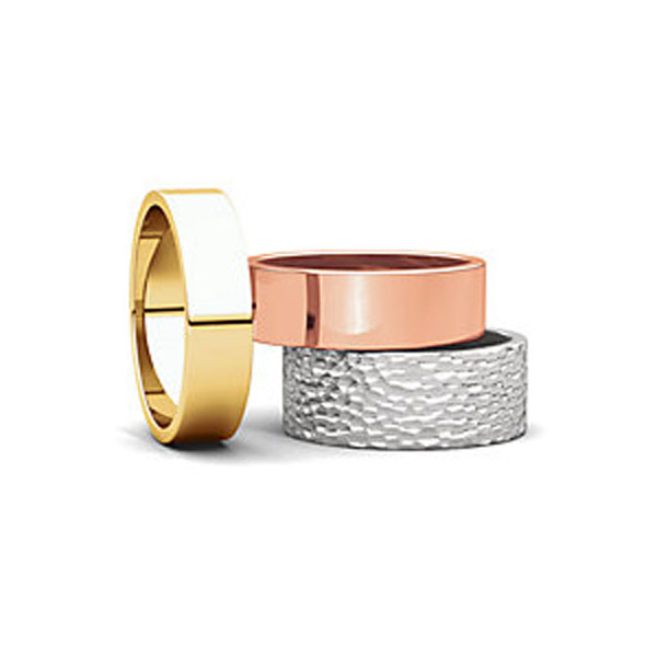 Flat Wedding Bands Flat Wedding Bands