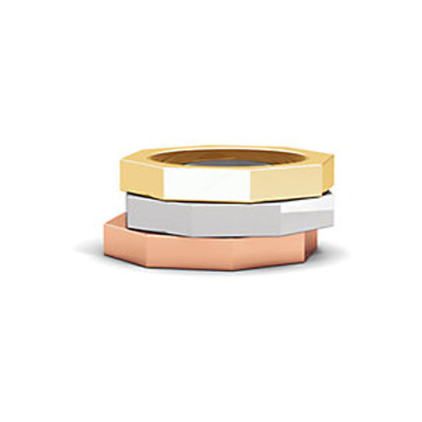 Octagon Wedding Band Octagon Wedding Band