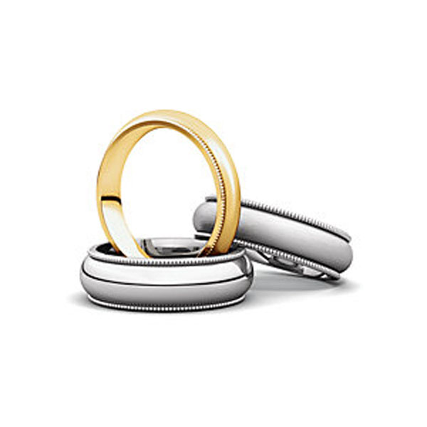 Comfort Fit Light Wedding Bands Comfort Fit Light Wedding Bands